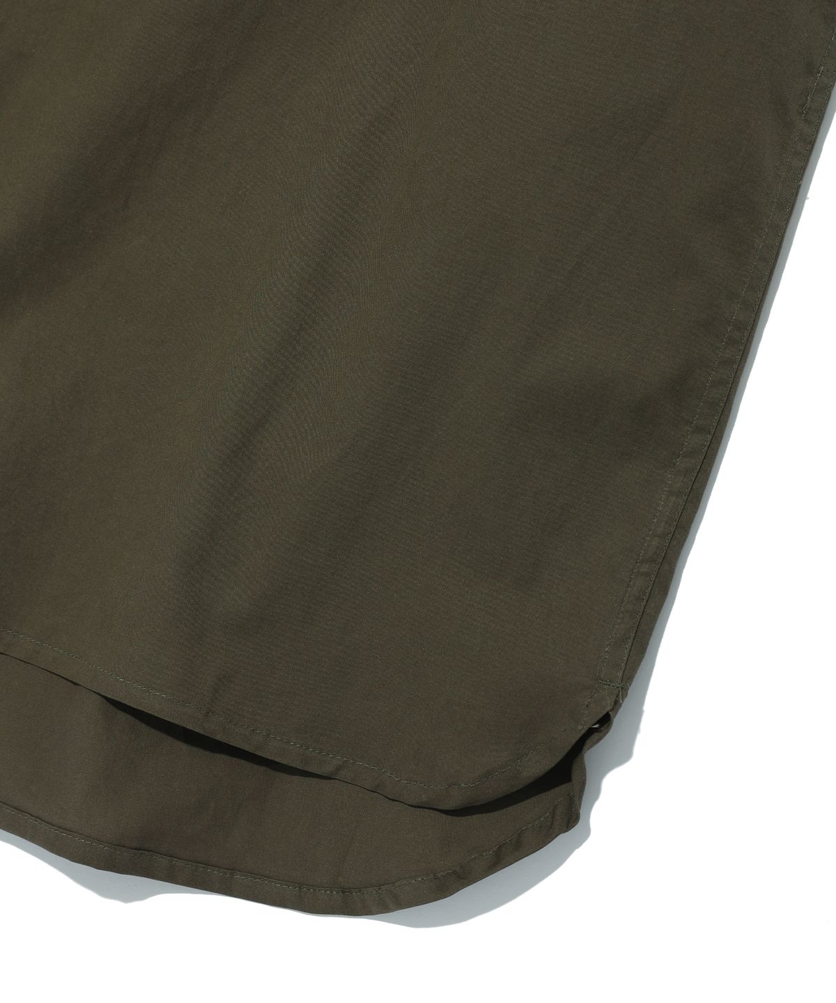 이에이(IEY) DOUBLE BUTTON SHORT SLEEVE SHIRTS Khaki