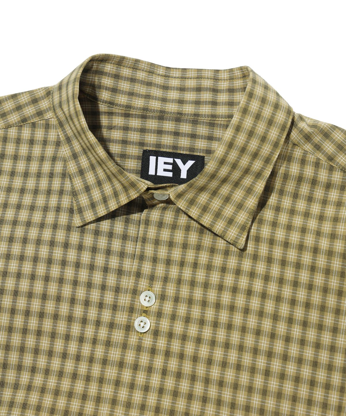 이에이(IEY) LUCA CHECK SHIRTS Yellow