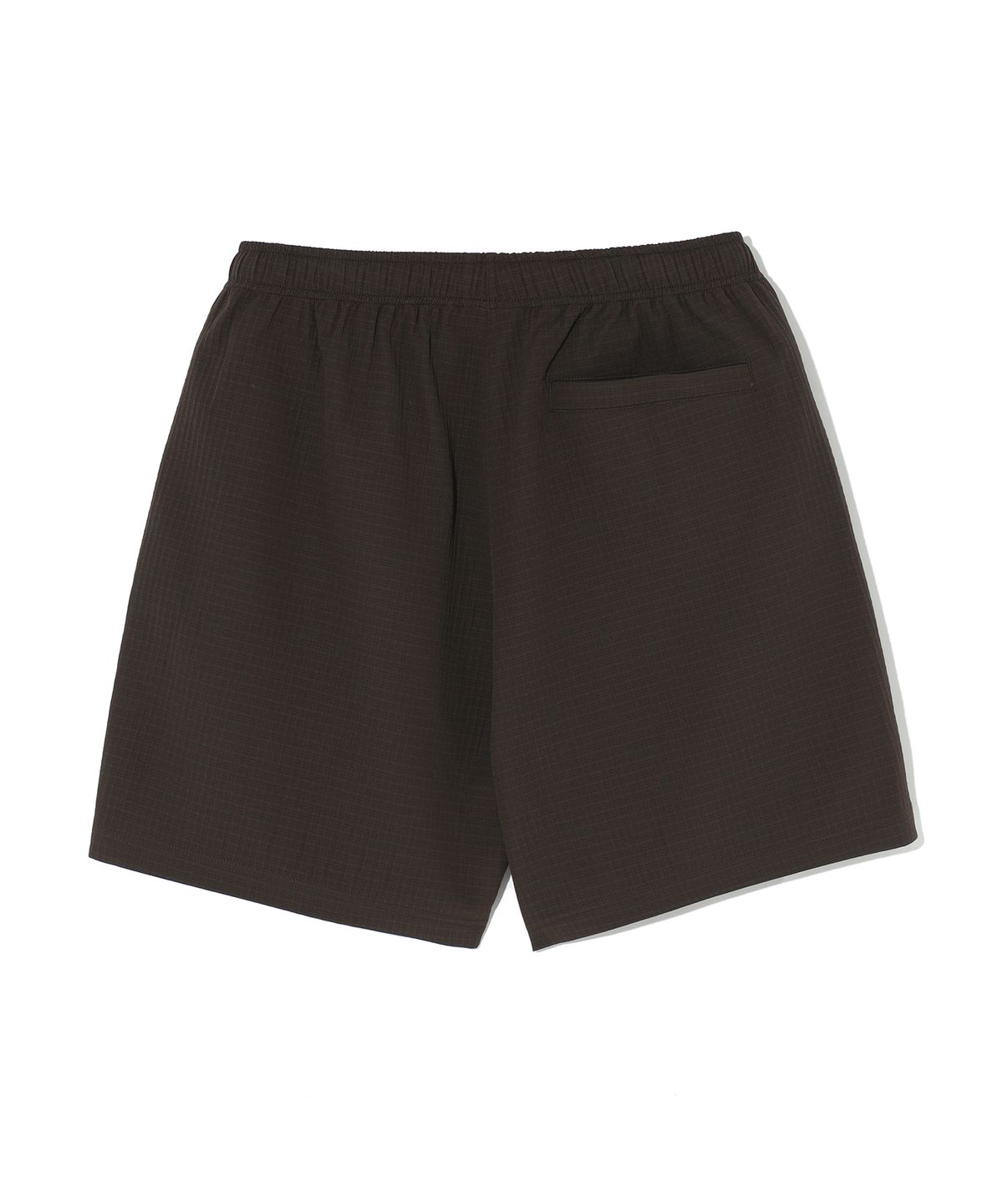 이에이(IEY) NANO CHECK HALF PANTS Brown