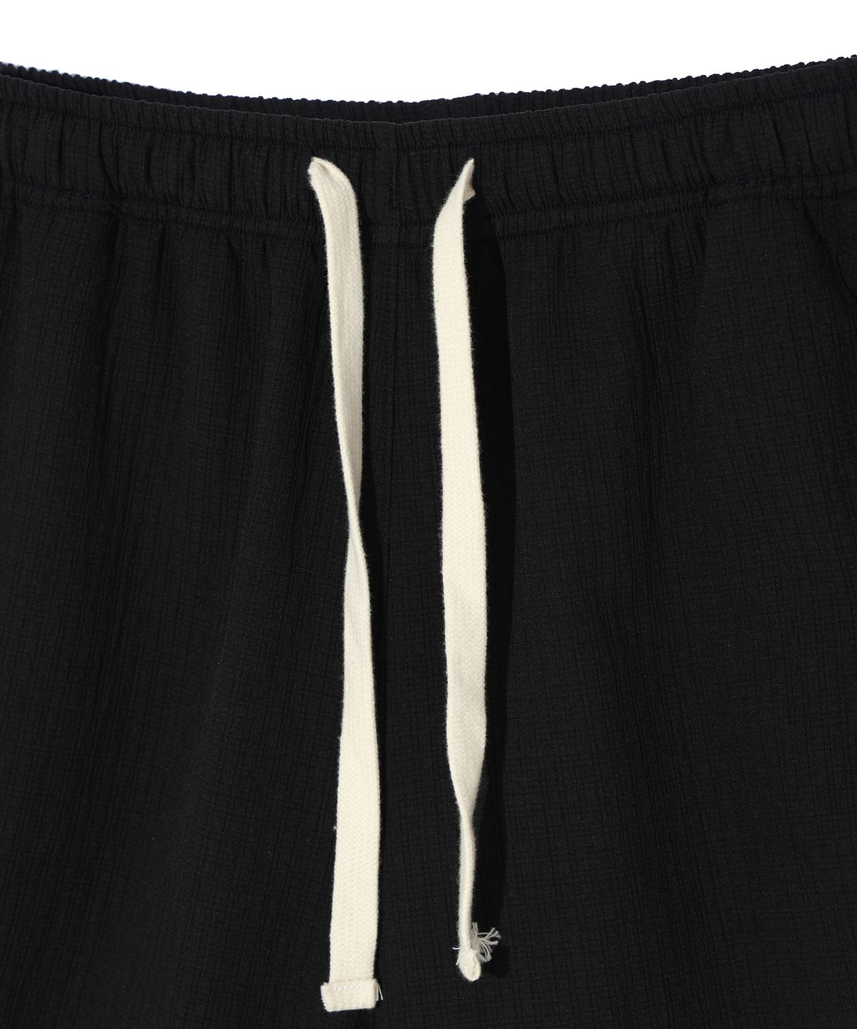 이에이(IEY) NANO CHECK HALF PANTS Black