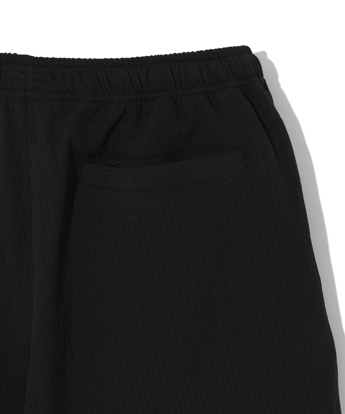 이에이(IEY) NANO CHECK HALF PANTS Black