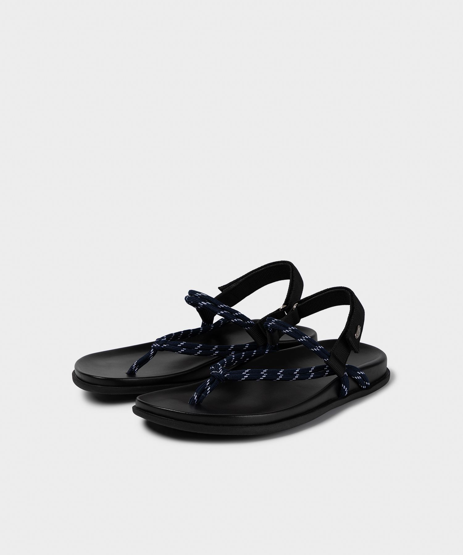 MUSINSA | KHIHO Easy Rope Sandals Navy