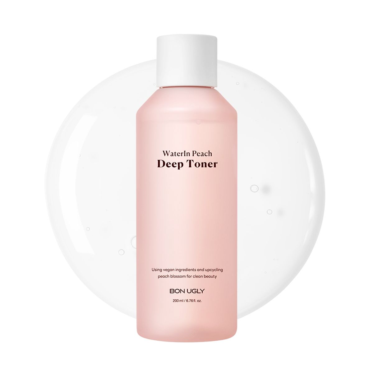본 어글리(BON UGLY) 워터인 피치 딥 토너 200ml + 퍼밍 켈프 3종 (1.5ml x 3) 7매 증정