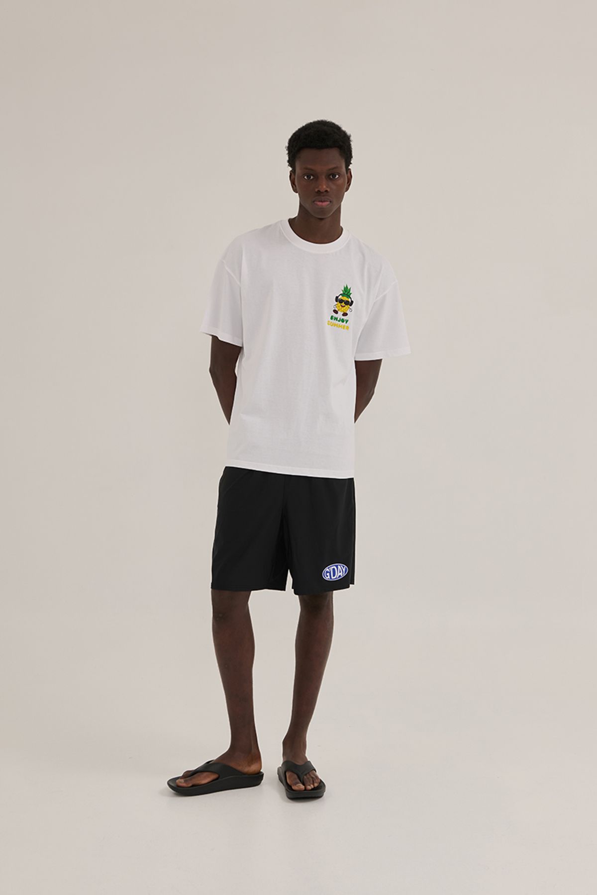어굿데이(AGOODDAY) Gday ACTIVE SPAN PANTS (BLACK)