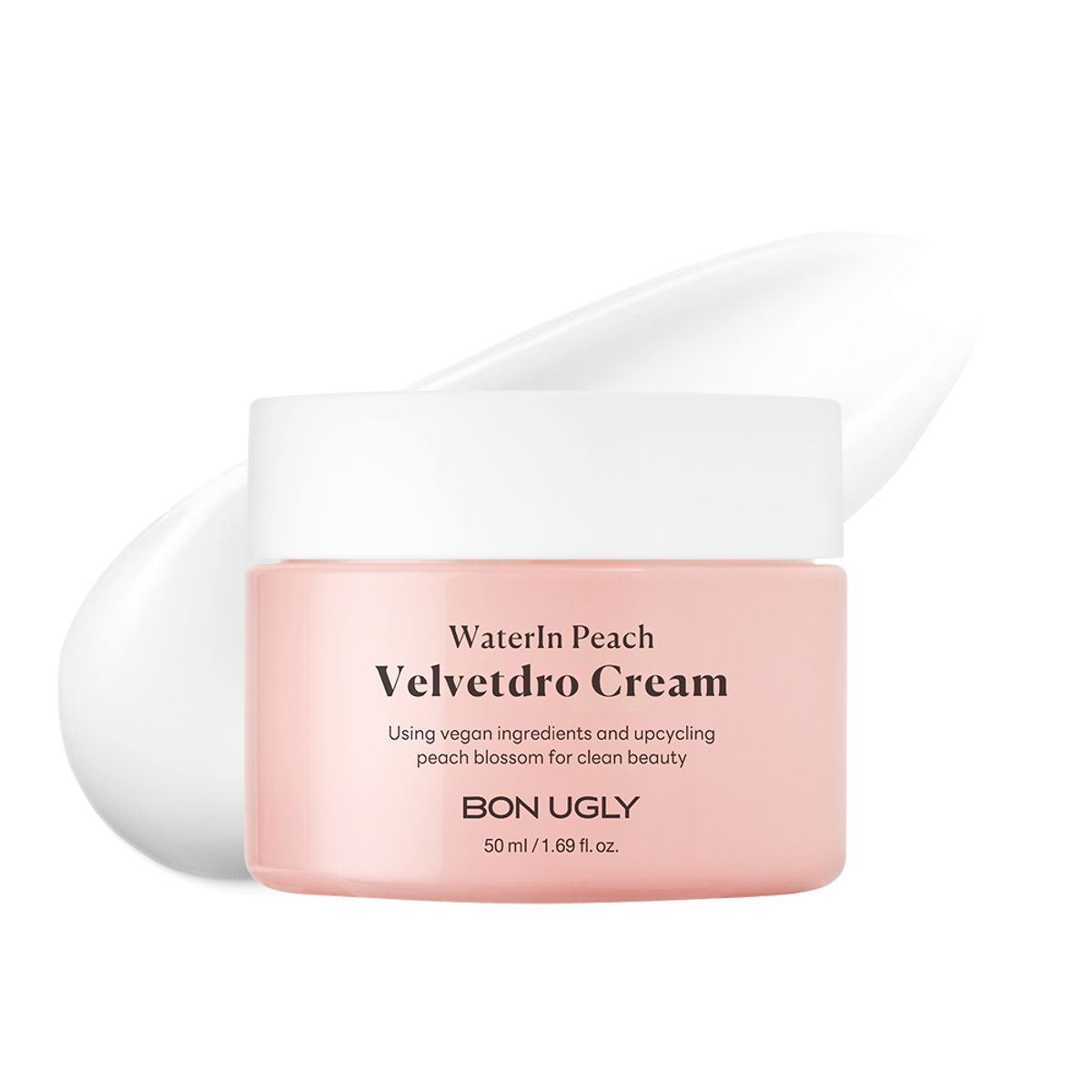 본 어글리(BON UGLY) 워터인 피치 벨벳드로 크림 50ml + 퍼밍 켈프 3종 (1.5ml x 3) 7매 증정