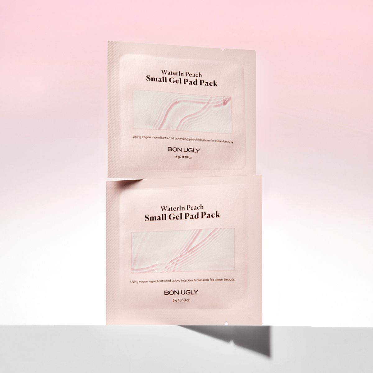 본 어글리(BON UGLY) 워터인 피치 스몰 겔 패드 팩 10매 (3g*2ea) +  퍼밍 켈프 3종 (1.5ml x 3) 7매 증정