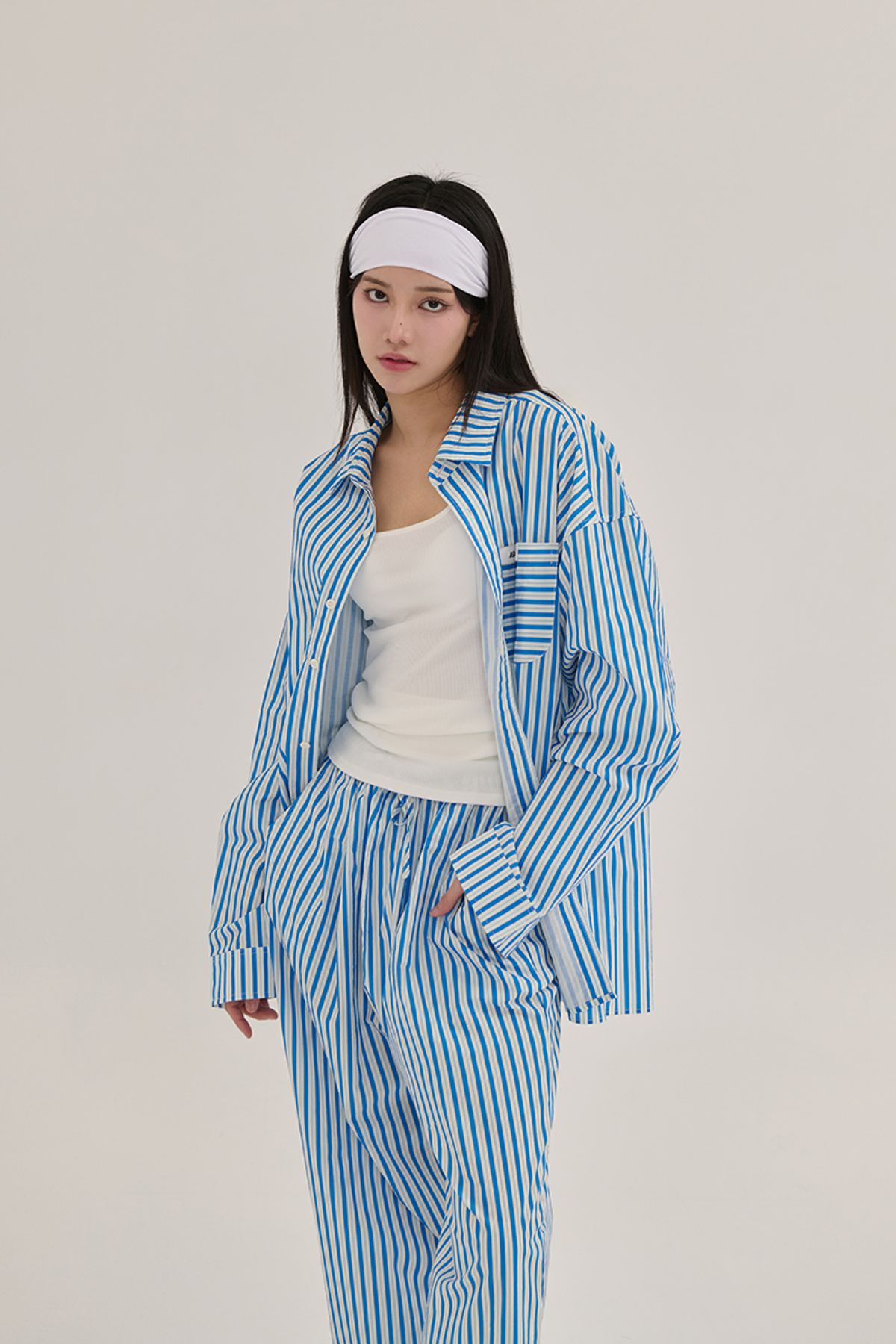 어굿데이(AGOODDAY) COTTEN STRIPE SHIRTS