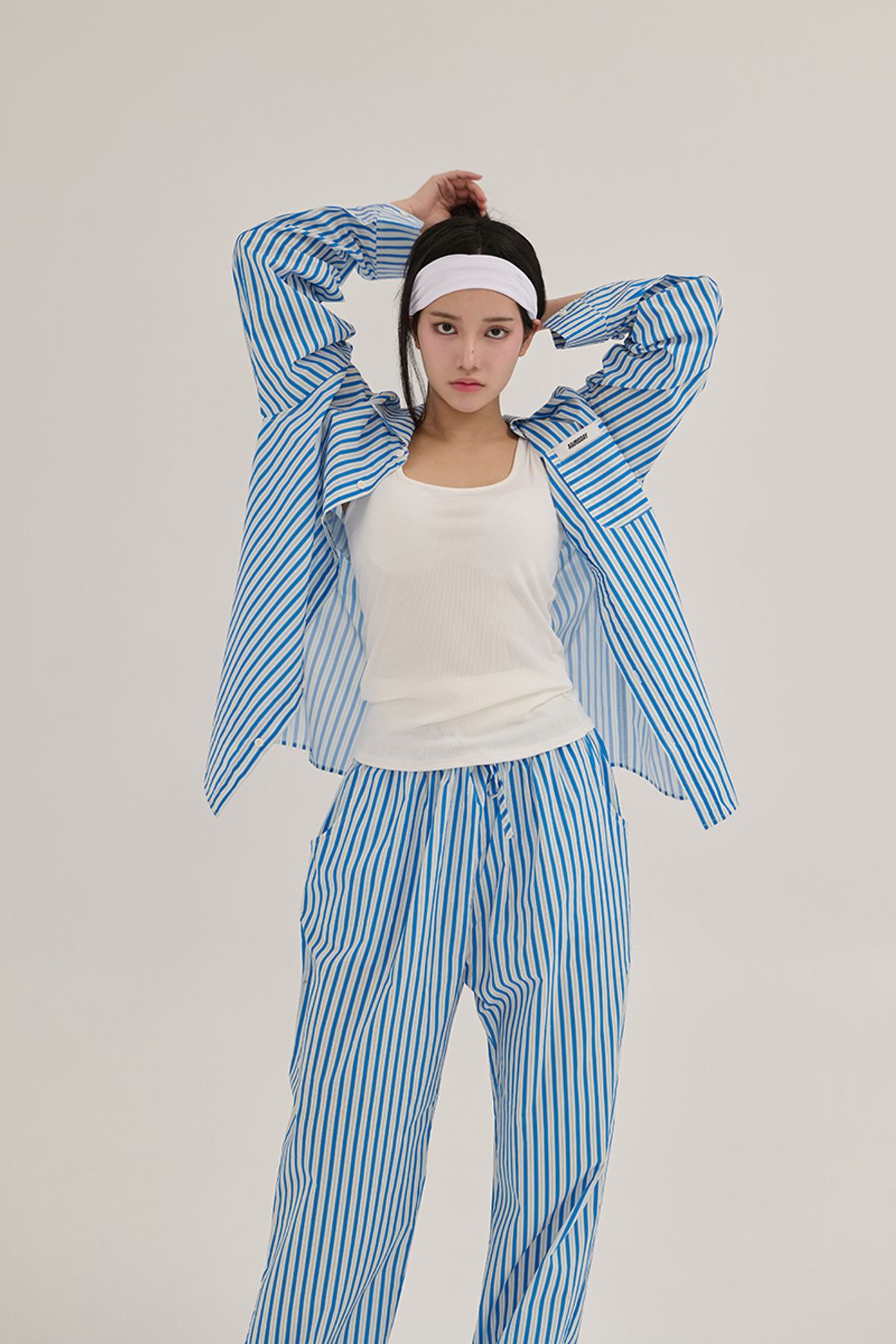 어굿데이(AGOODDAY) COTTEN STRIPE SHIRTS