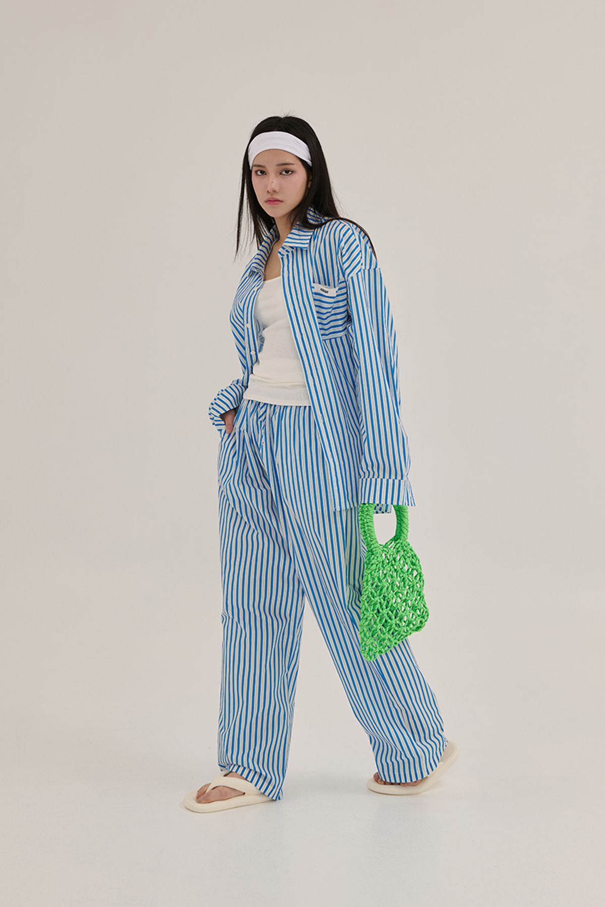 어굿데이(AGOODDAY) COTTEN STRIPE SHIRTS
