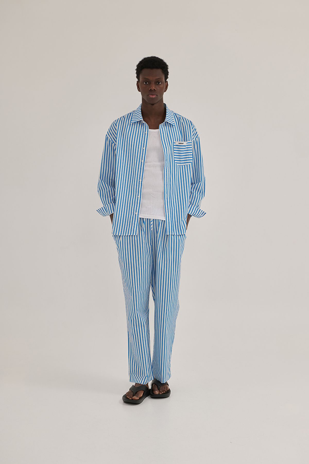 어굿데이(AGOODDAY) COTTEN STRIPE SHIRTS