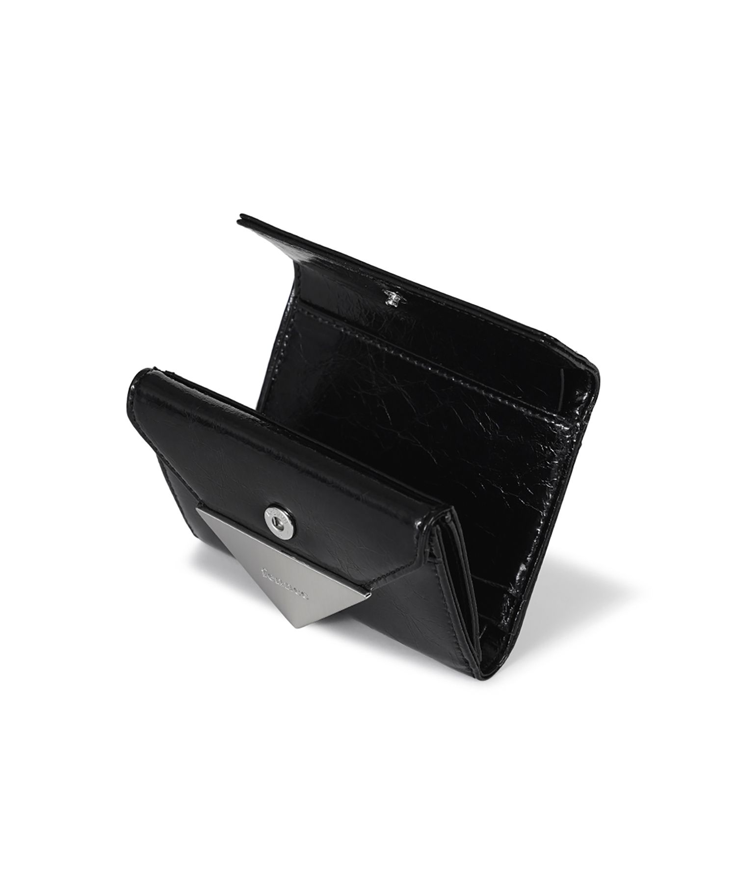 MUSINSA公式 | fennec CRINKLE TRIANGLE DOCO WALLET - BLACK