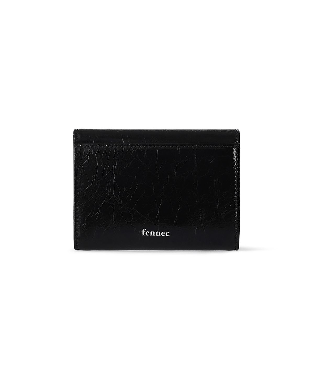 페넥(FENNEC) CRINKLE TRIANGLE DOCO WALLET - BLACK