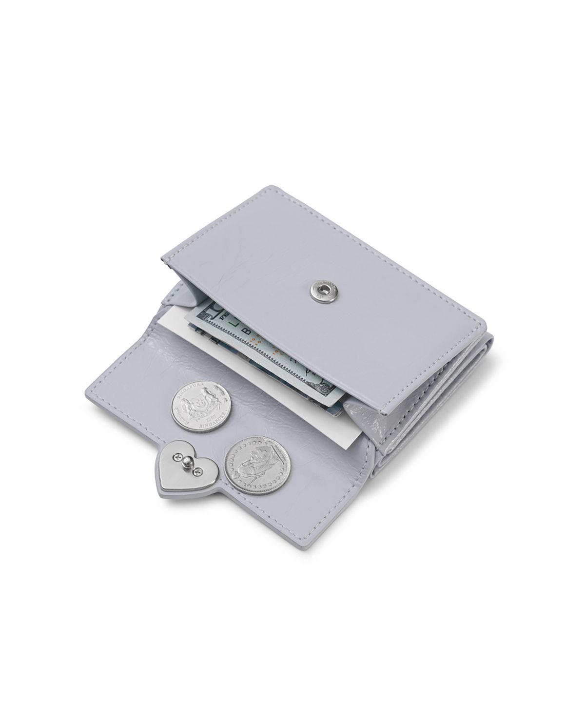 페넥(FENNEC) HEARTY TRIPLE WALLET - MISTY LAVENDER