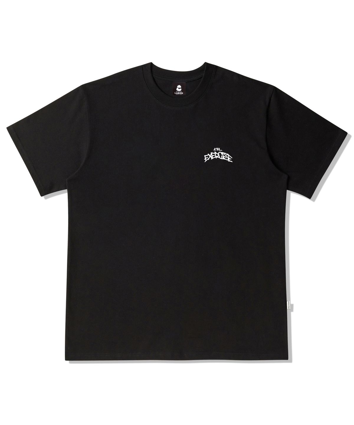 엑서사이즈(EXERCISE) BACK ATHLETIC CLOUD T-SHIRT_BLACK