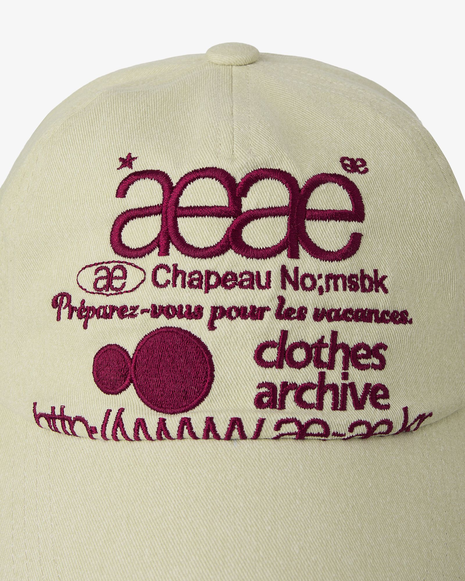 ◆25SS AEAE WEB LOGO PIGMENT CAP/2色◆ WEB LOGO CAP – aeae JAPAN