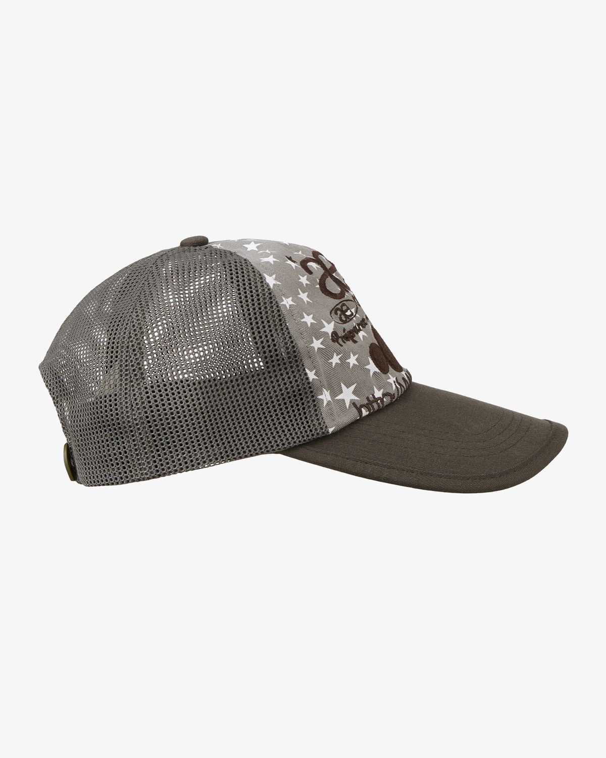 에이이에이이(AEAE) WEB LOGO STAR MESH CAP [GREY]