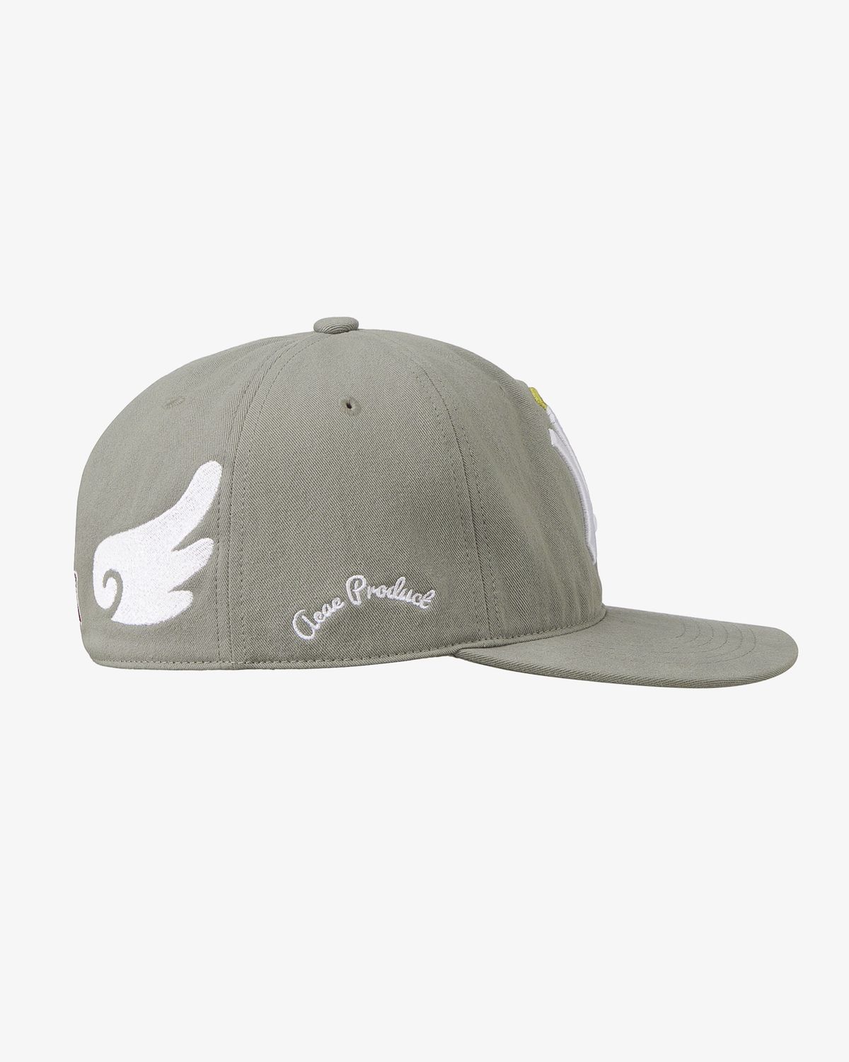 에이이에이이(AEAE) AE SYMBOL ANGEL WING CAP [GREY]