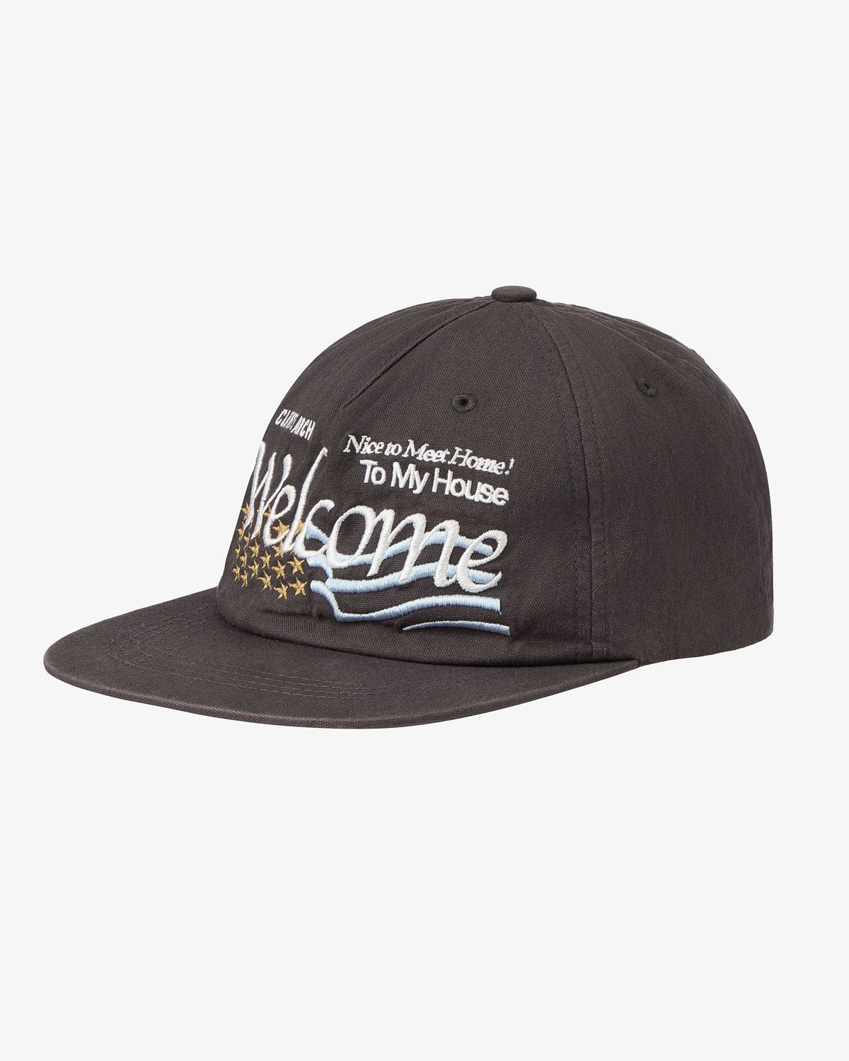 에이이에이이(AEAE) WELCOME WASHED CAP [CHARCOAL]