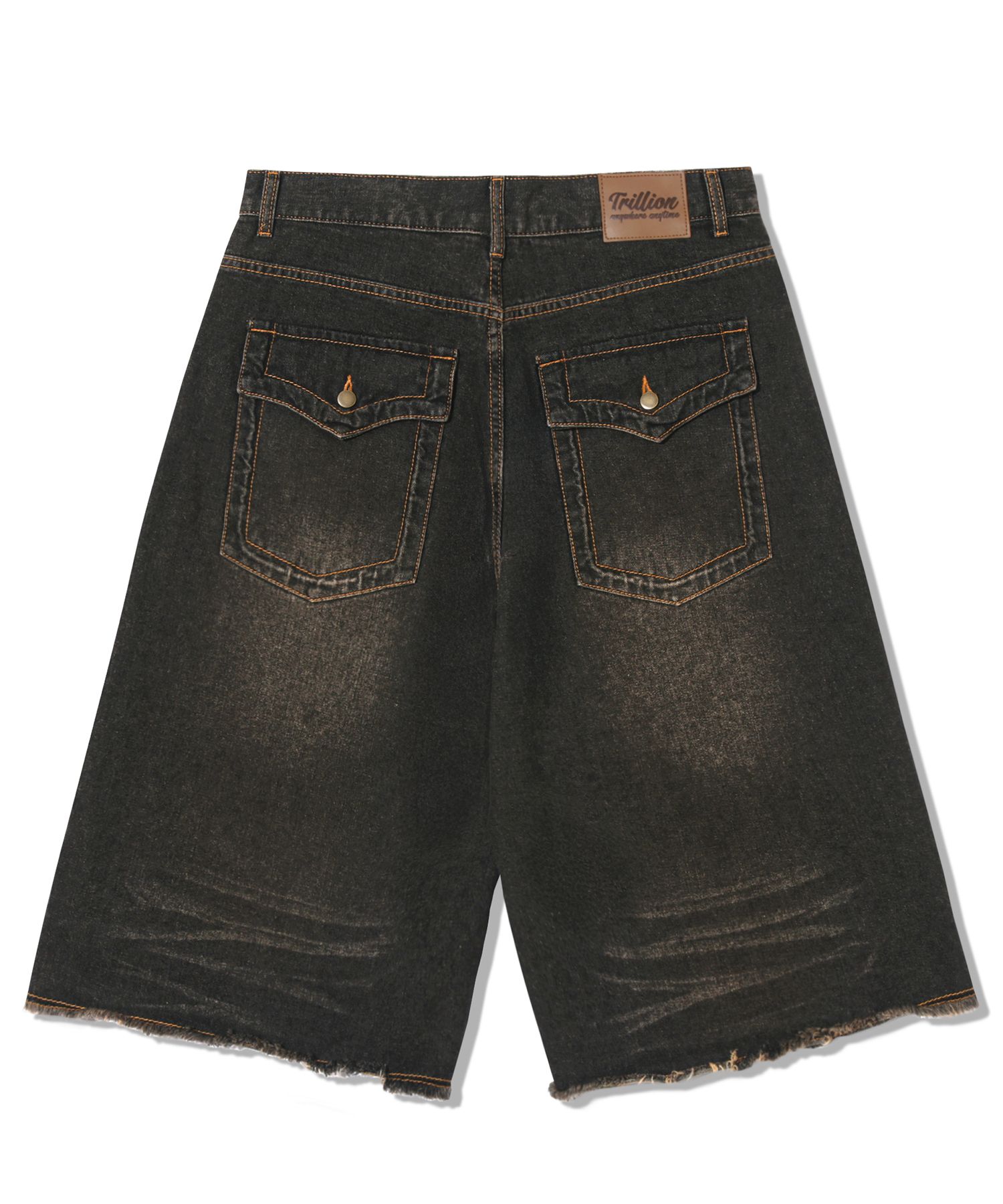 【TRILLION】BACK POCKET WESTERN DENIM BERMUDA PANTS MUSINSA | TRILLION Back Pocket Western Denim Bermuda Pants