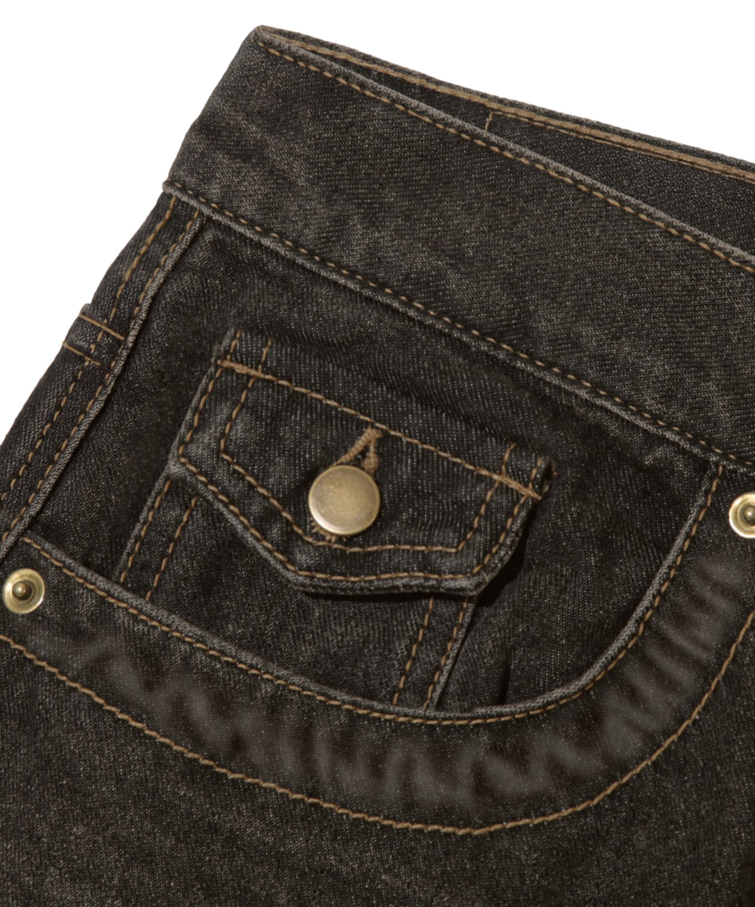MUSINSA | TRILLION Back Pocket Western Bermuda Denim Pants