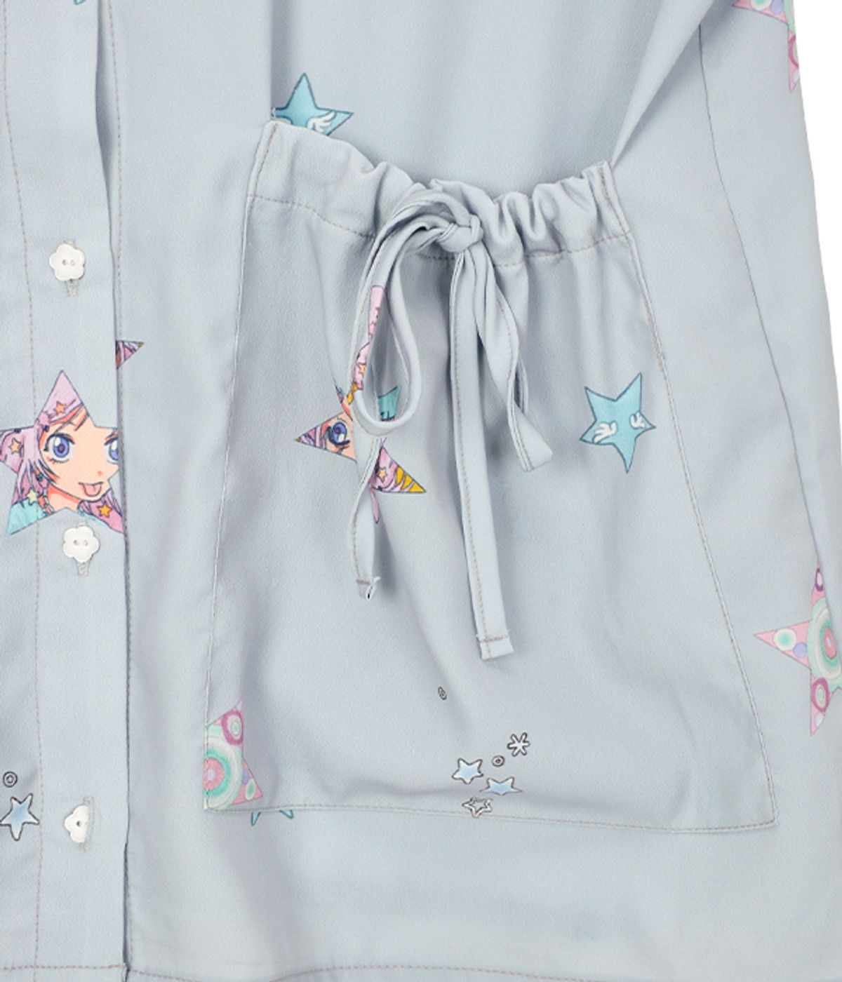 유쓰배쓰(YOUTHBATH) YB x Oliwa Star Print Sleep Shirt