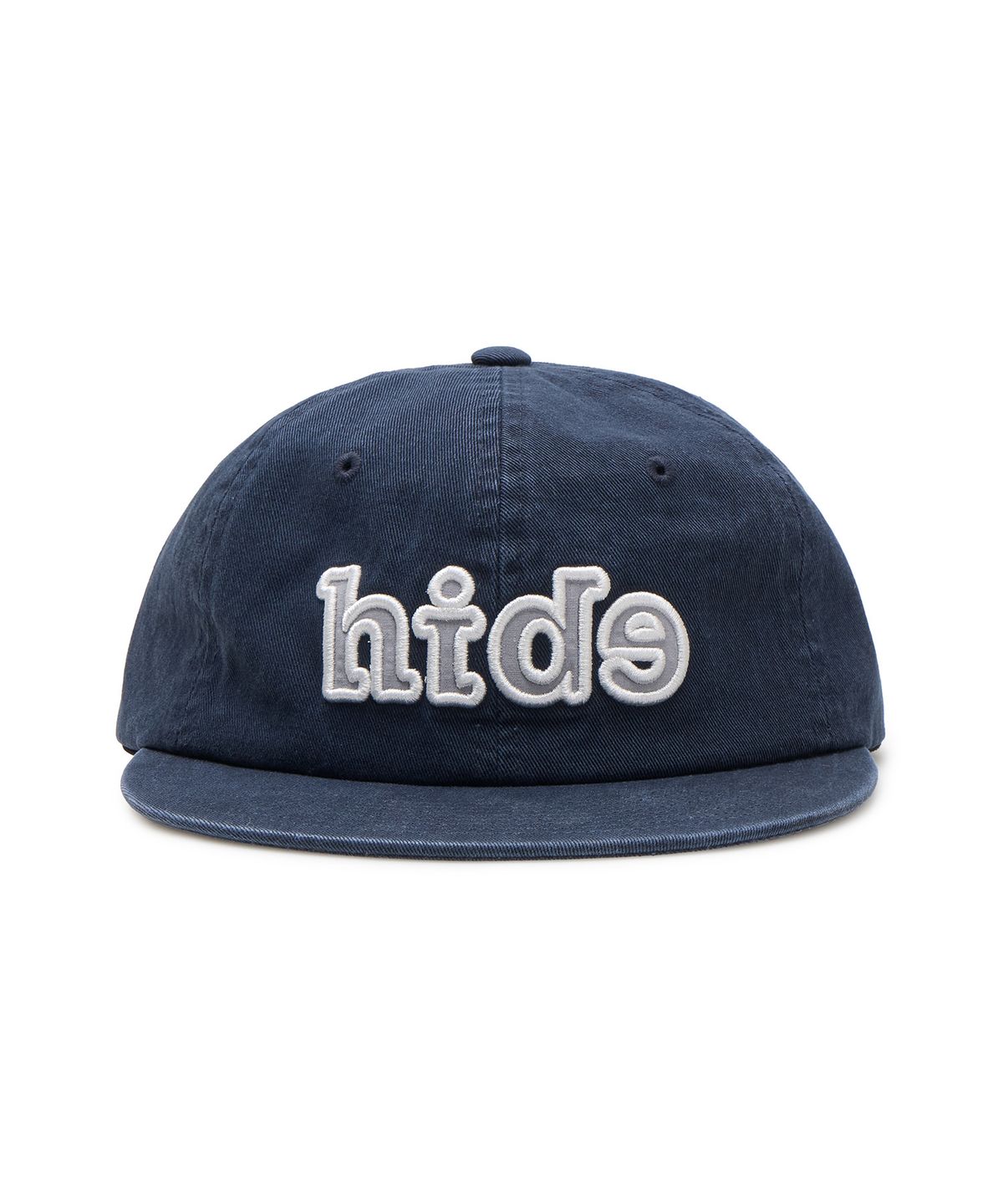 히든비하인드(HIDDEN BEHIND) hide 6-패널 빈티지 캡 (네이비)