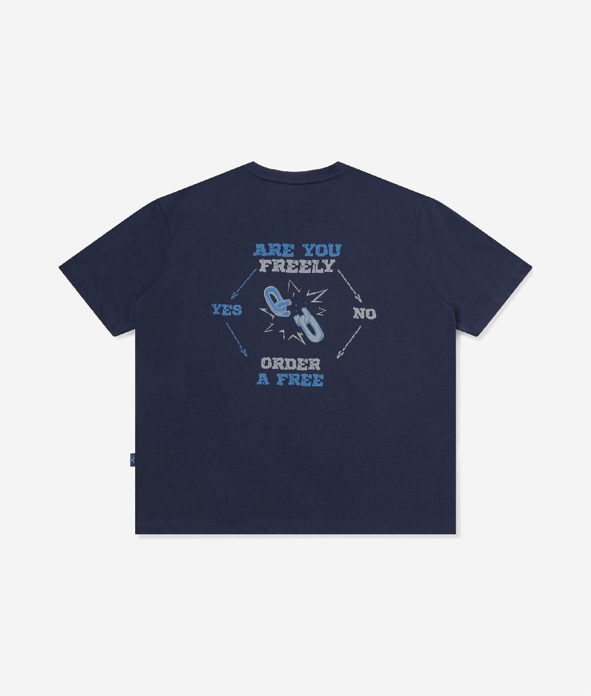 셈퍼리버(SEMPERRIBER) CHOOSE FREEDOM TEE (NAVY)
