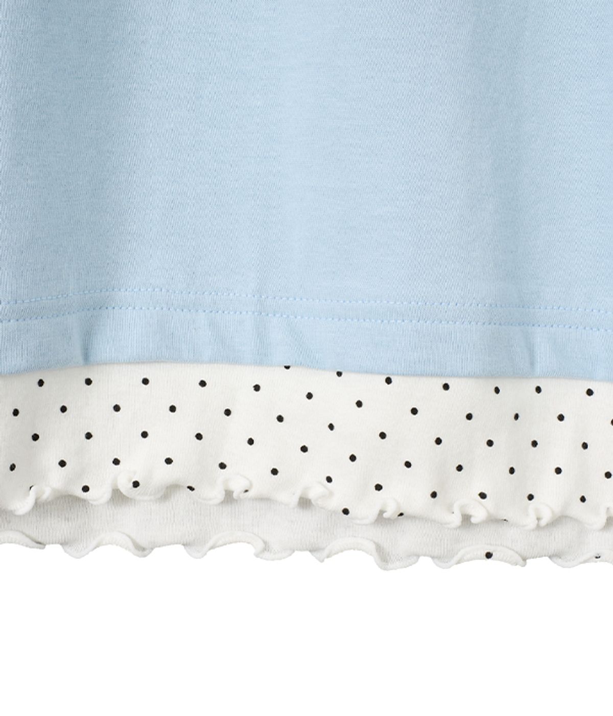 유쓰배쓰(YOUTHBATH) YB x Oliwa Oversized  Dot Raglan Top _Light Blue