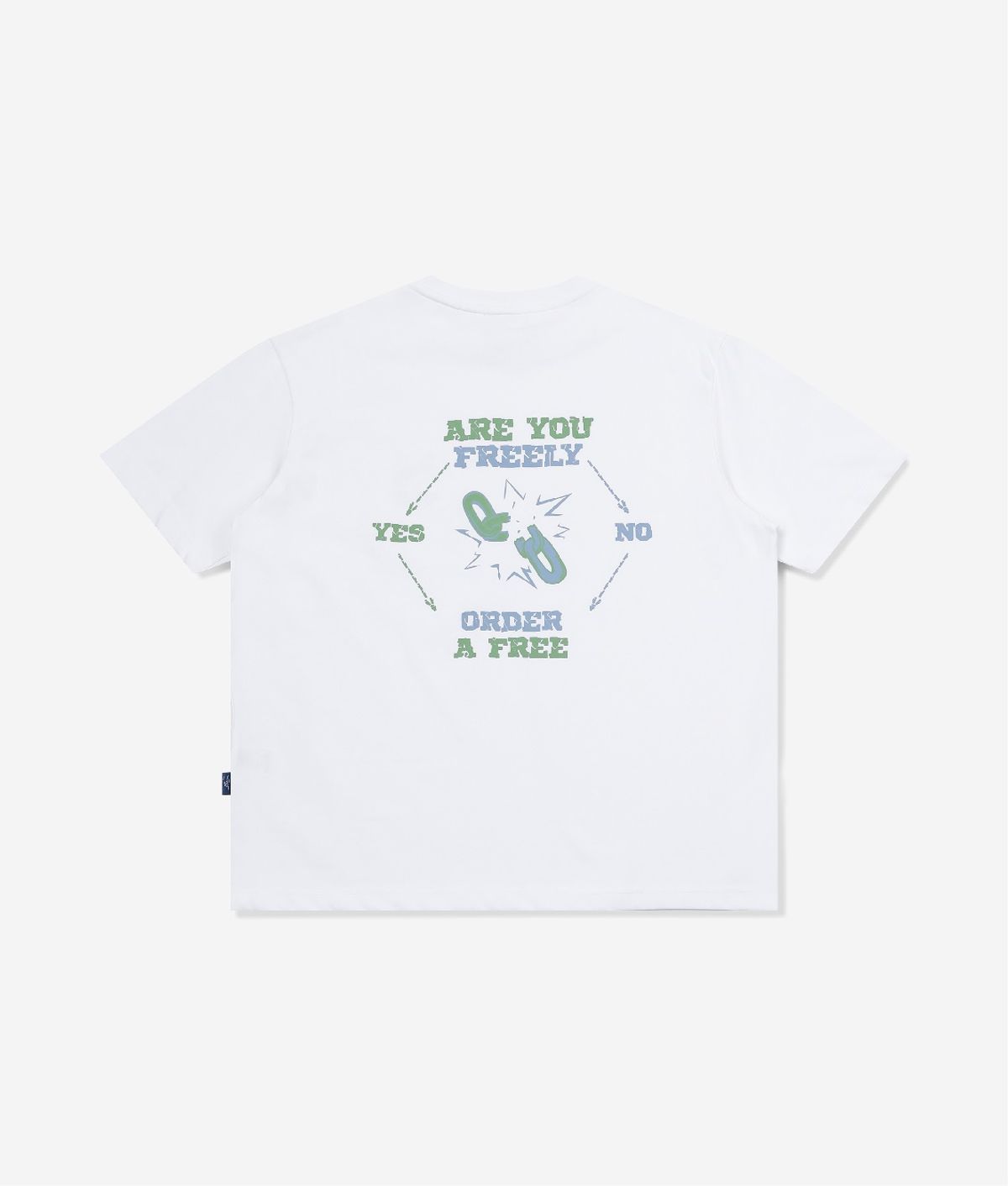 셈퍼리버(SEMPERRIBER) CHOOSE FREEDOM TEE (WHITE)