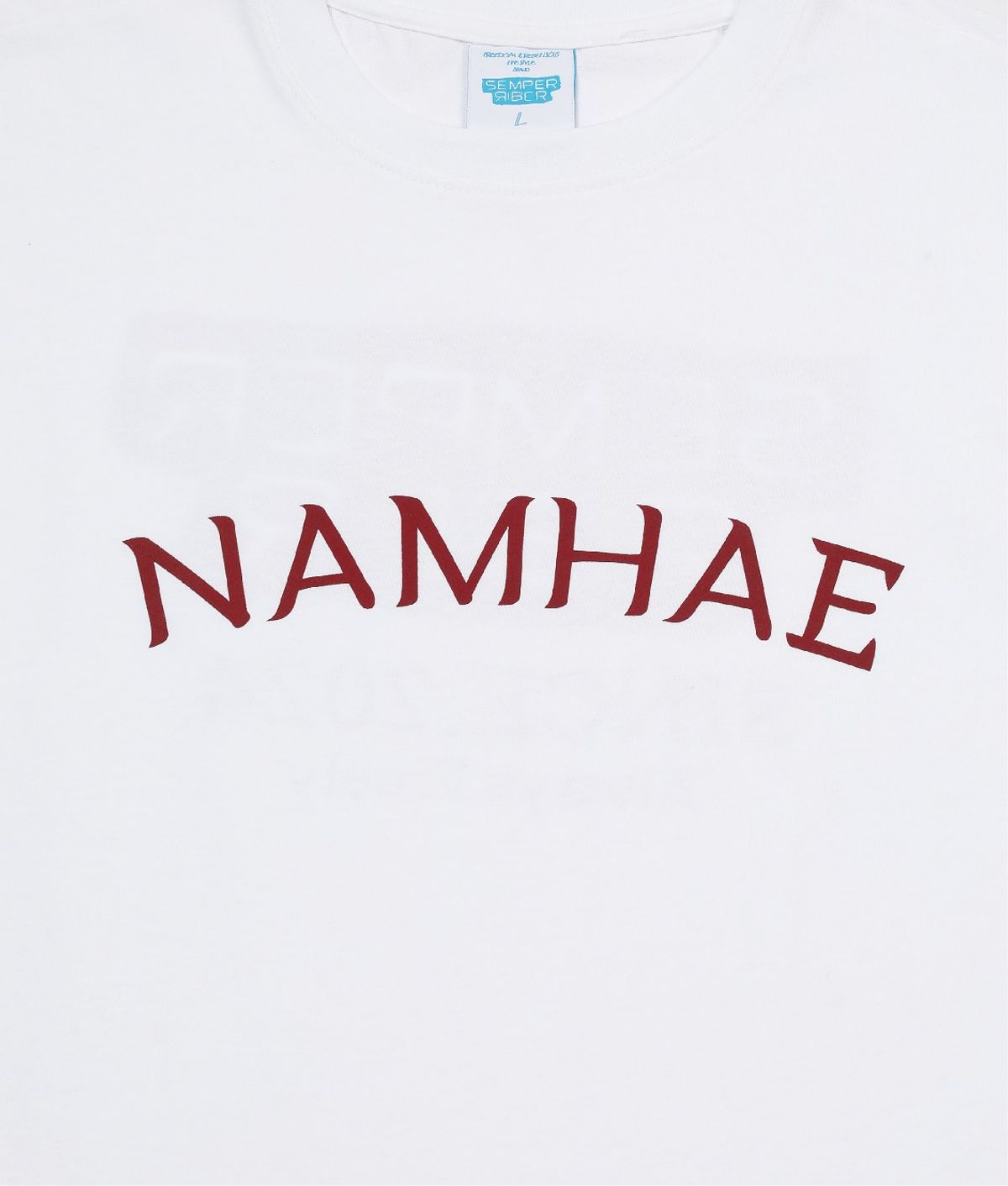 셈퍼리버(SEMPERRIBER) THE SOUTHERN SEA TEE(WHITE)