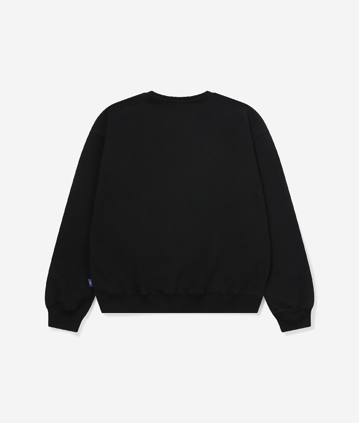 셈퍼리버(SEMPERRIBER) SPRB WAVE LOGO SWEATSHIRTS (BLACK)
