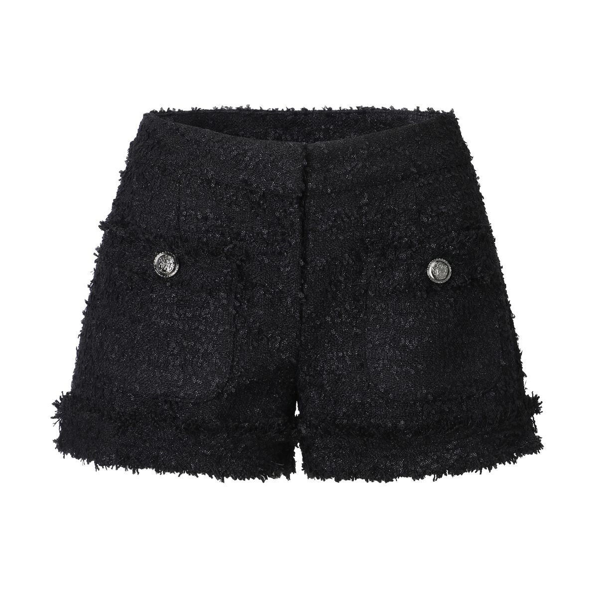 카키포인트(KHAKIPOINT) Antique Tweed Shorts (black)