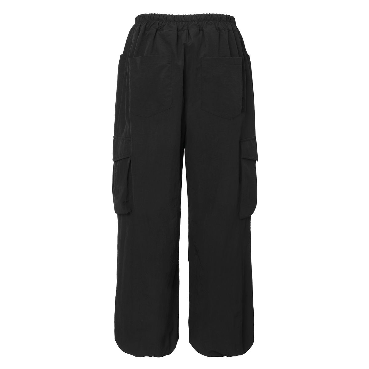 카키포인트(KHAKIPOINT) Shirring Parachute Pants (black)