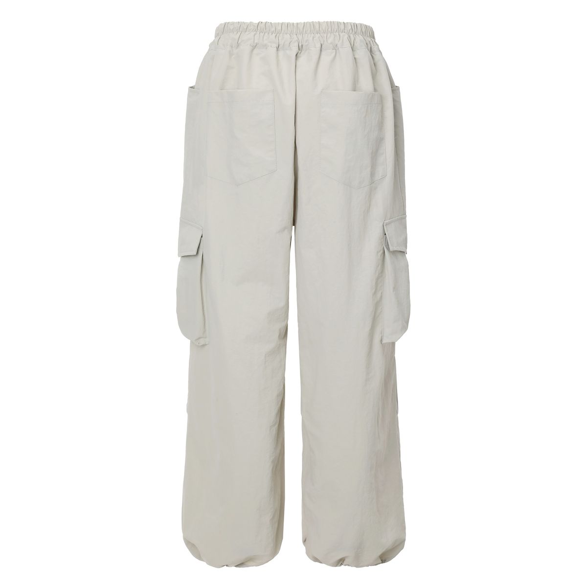 카키포인트(KHAKIPOINT) Shirring Parachute Pants (light gray)