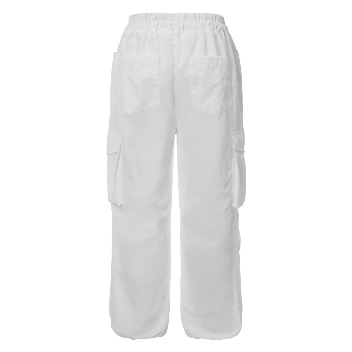 카키포인트(KHAKIPOINT) Shirring Parachute Pants (white)