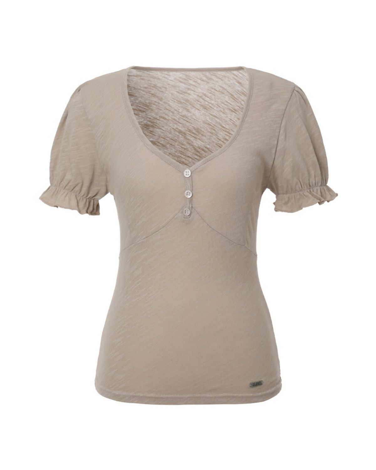 카키포인트(KHAKIPOINT) Puff Slub T-shirt (beige)