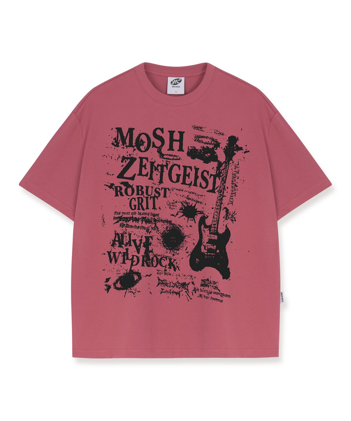 와일드락(WILDROCK) Wild Mosh Cool cotton Overfit half T-shirts