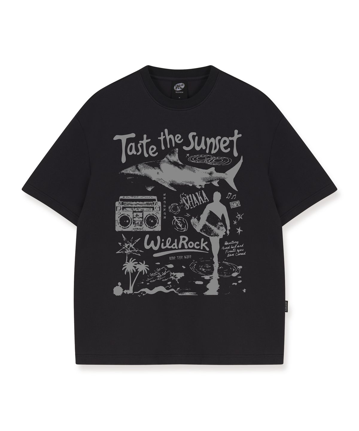 와일드락(WILDROCK) Taste the Sunset Cool cotton Overfit half T-shirts