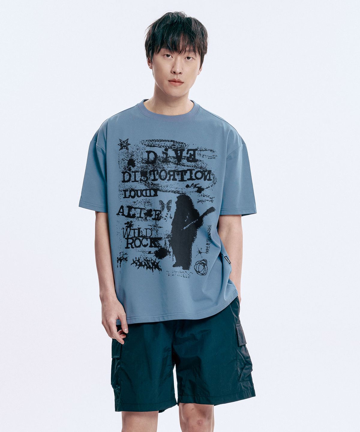 와일드락(WILDROCK) Wild Dive Cool cotton Overfit half T-shirts