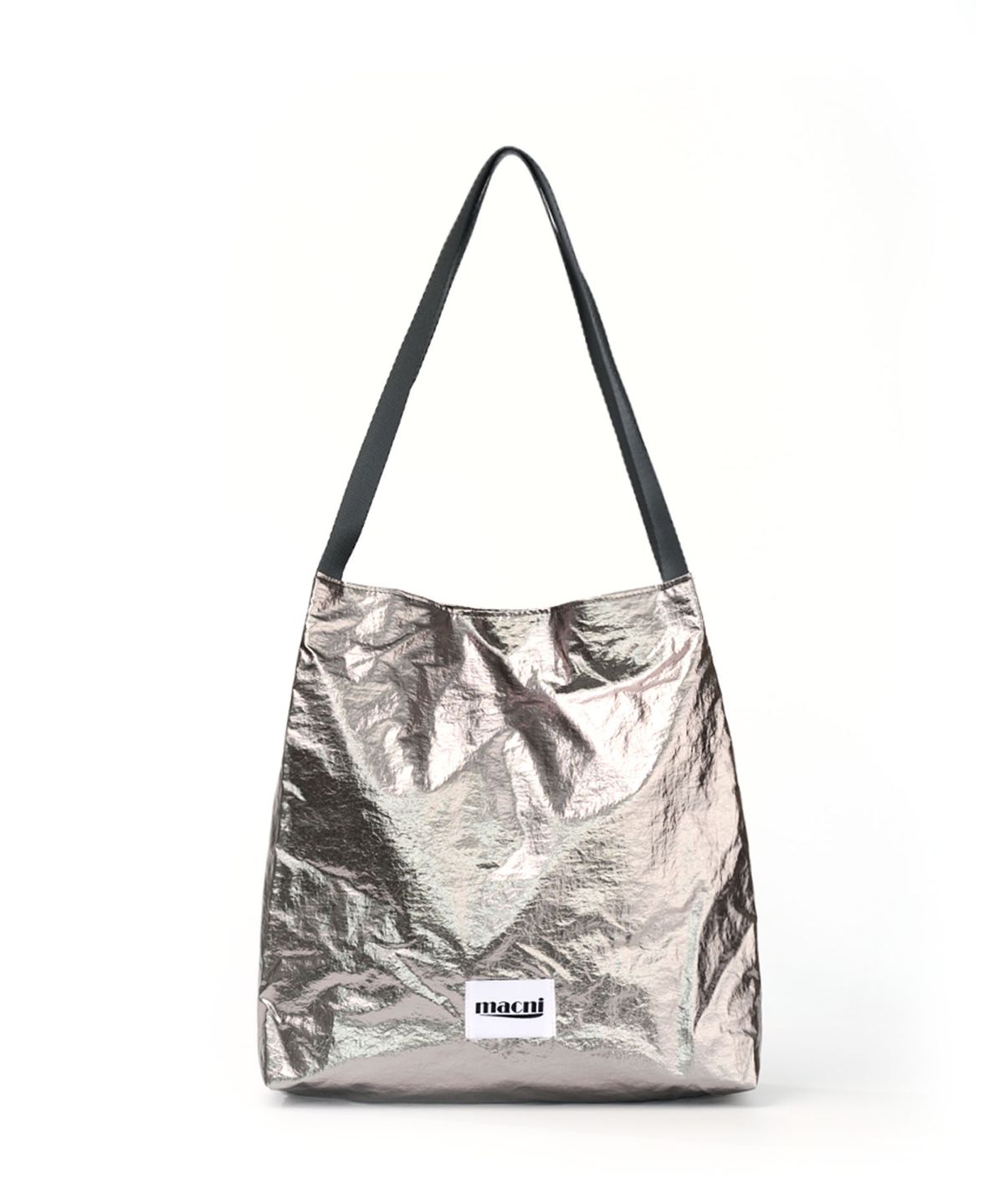 마크니(MACNI) GLOSSY SHOULDER BAG METAL