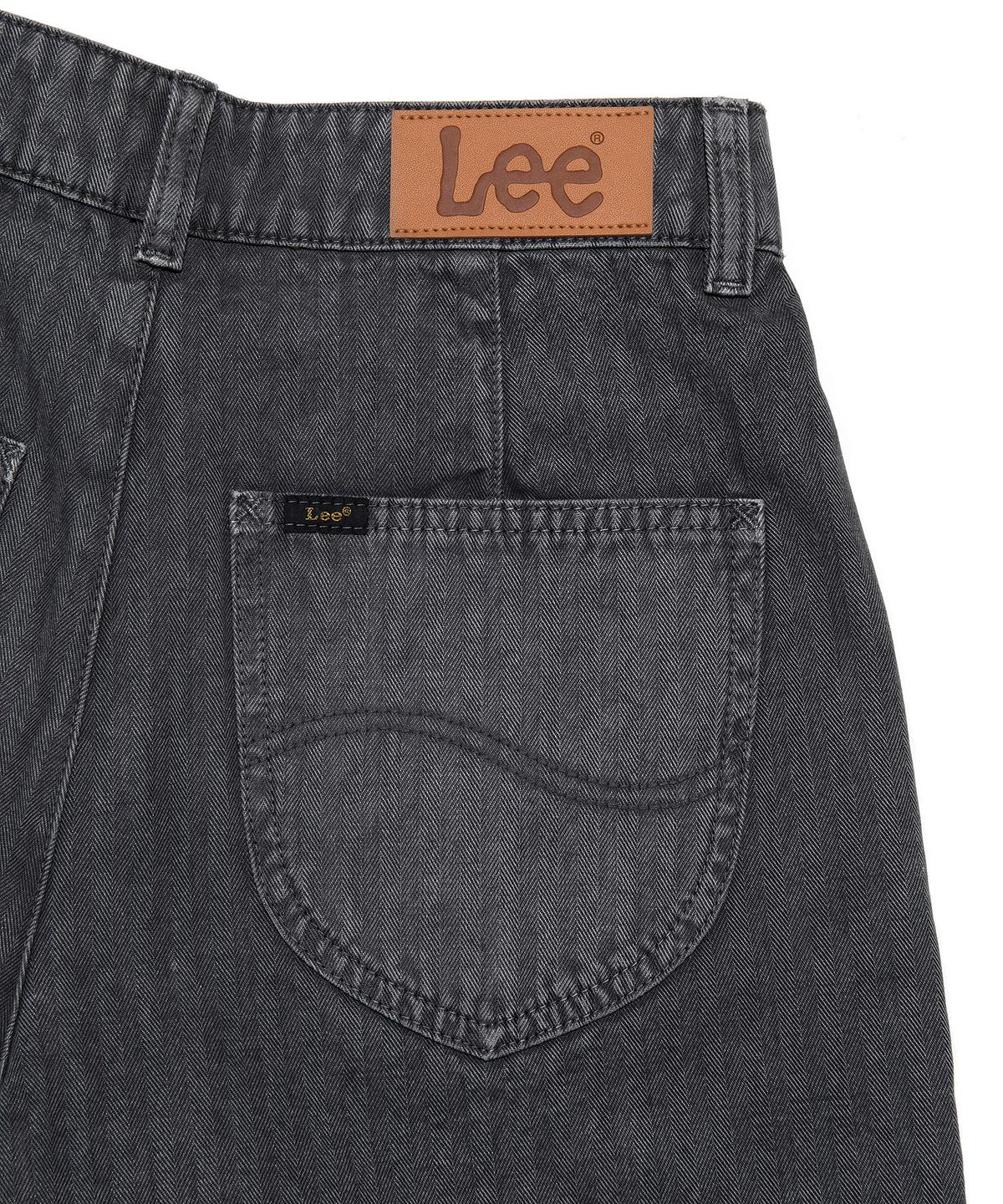 리(LEE) 우먼 빈티지 워싱 코튼 쇼츠 챠콜