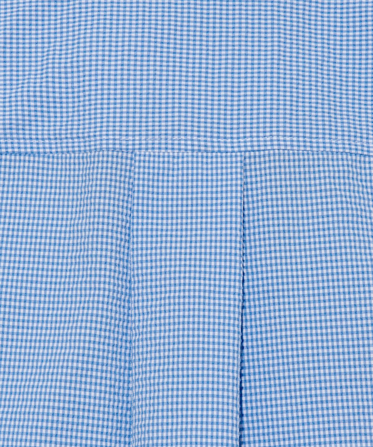 리(LEE) 우먼 체크 반팔 셔츠 블루