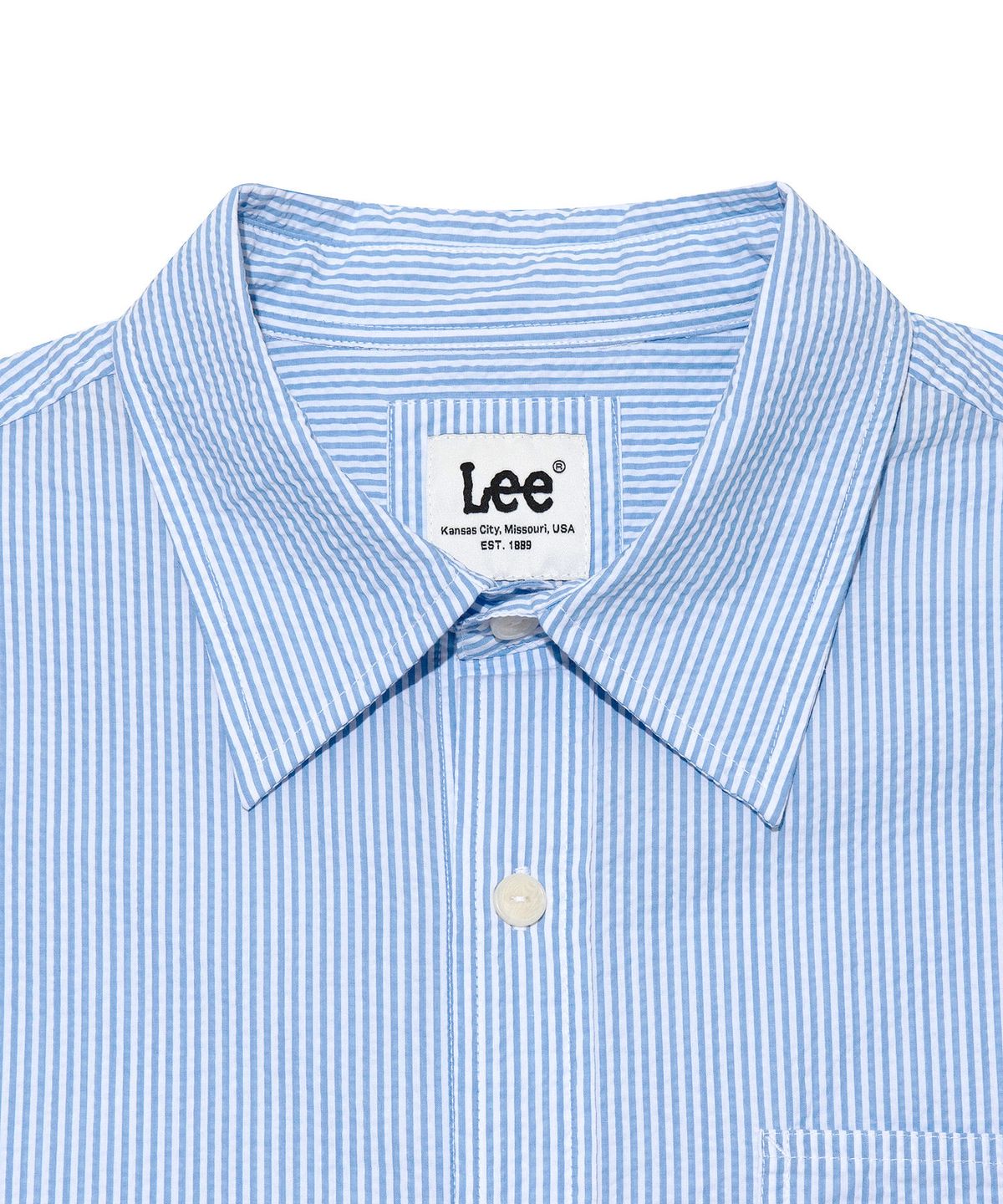 리(LEE) 로코 포켓 시어서커 반팔 셔츠