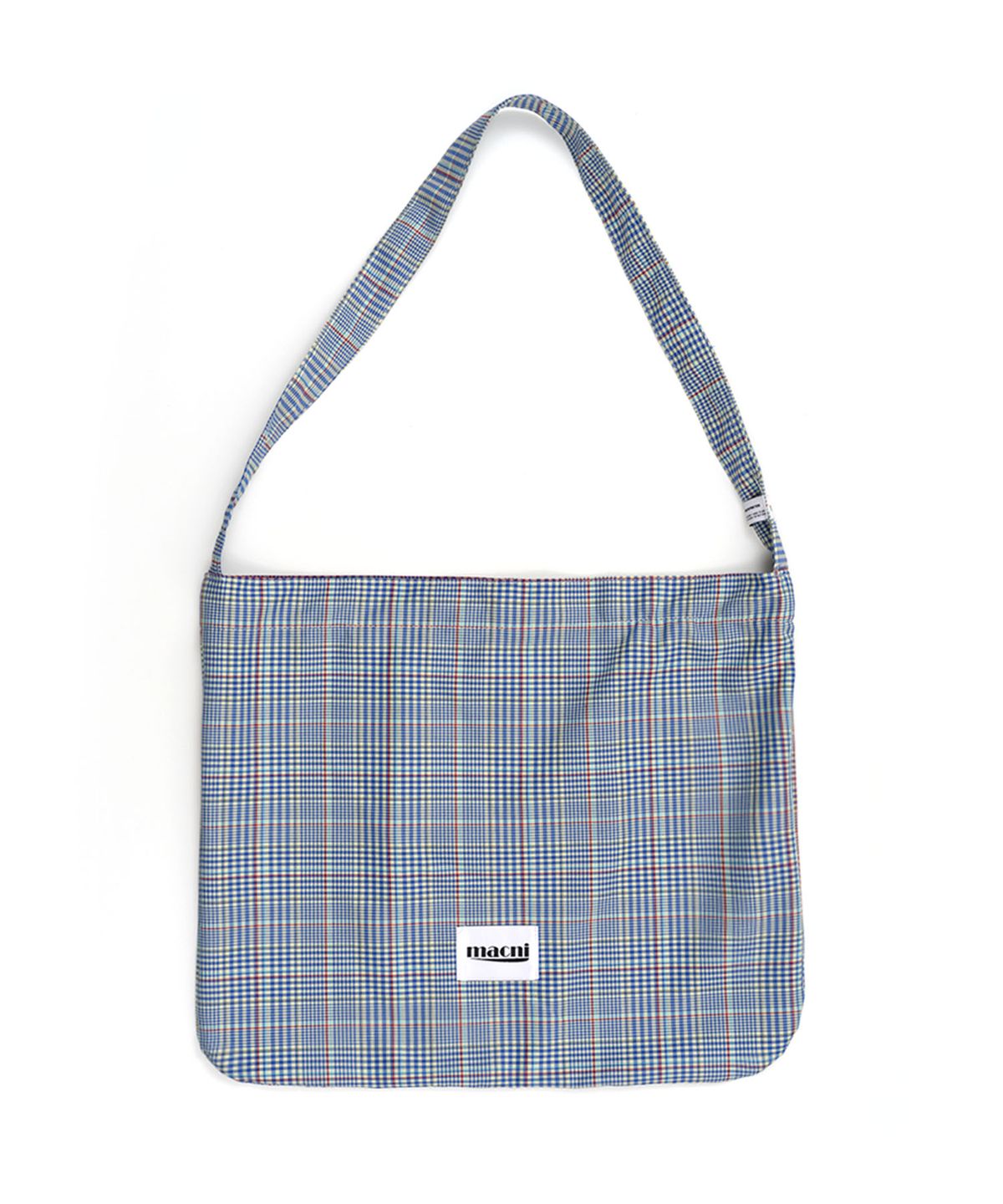 마크니(MACNI) CHECKER ECO CROSS BAG LEMON