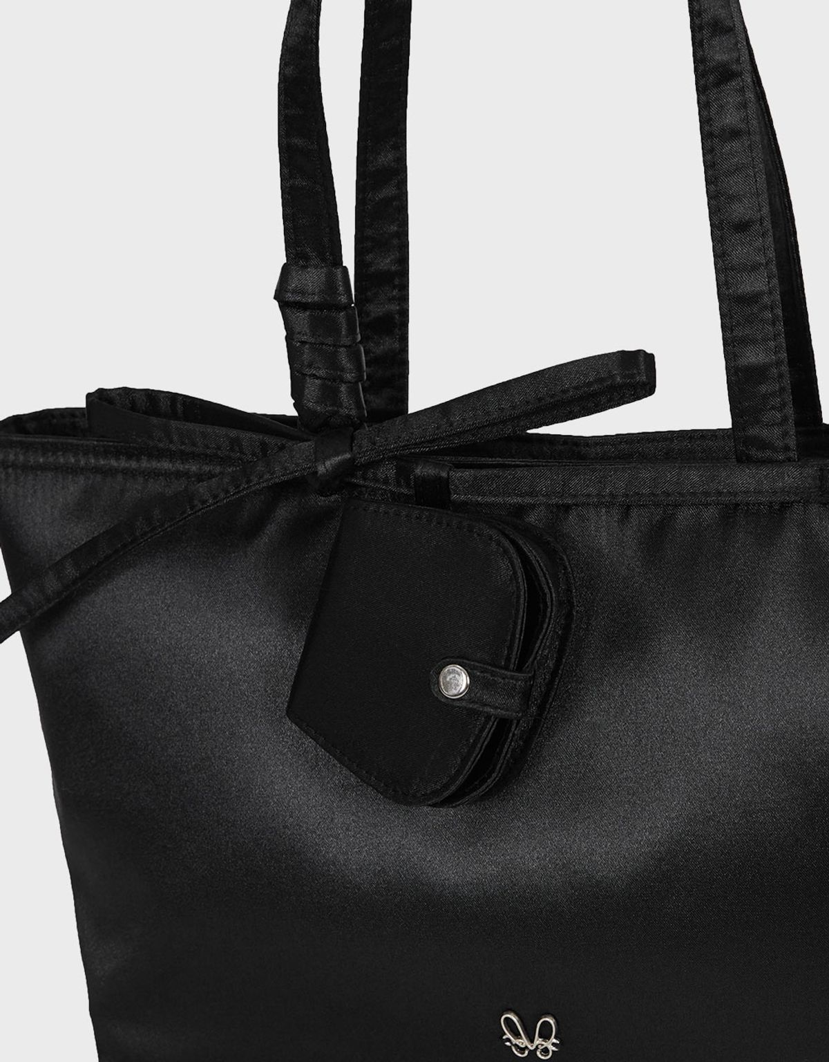 엠엠더블유(MMW) [MMW] SATIN SHOULDER BAG (BLACK)