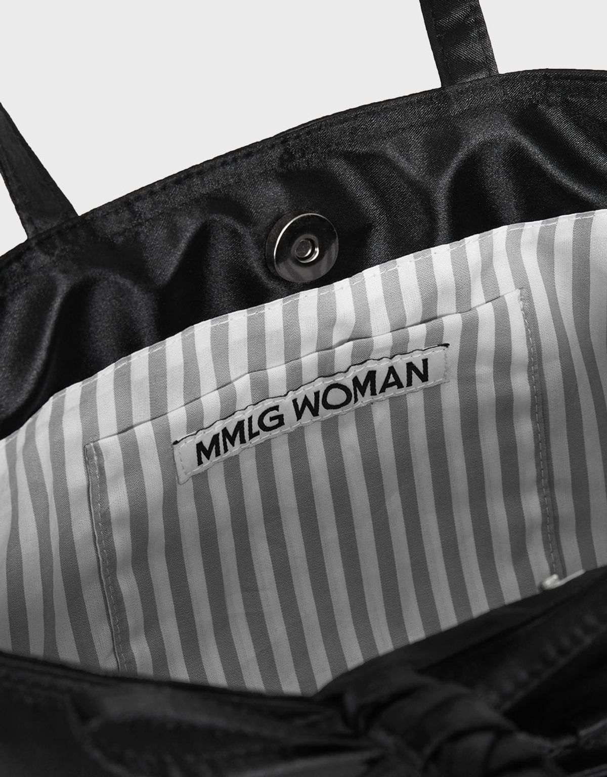 엠엠더블유(MMW) [MMW] SATIN SHOULDER BAG (BLACK)