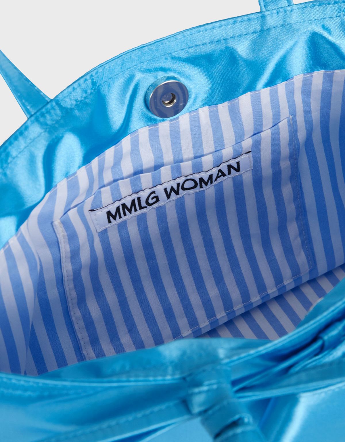 엠엠더블유(MMW) [MMW] SATIN SHOULDER BAG (BLUE)