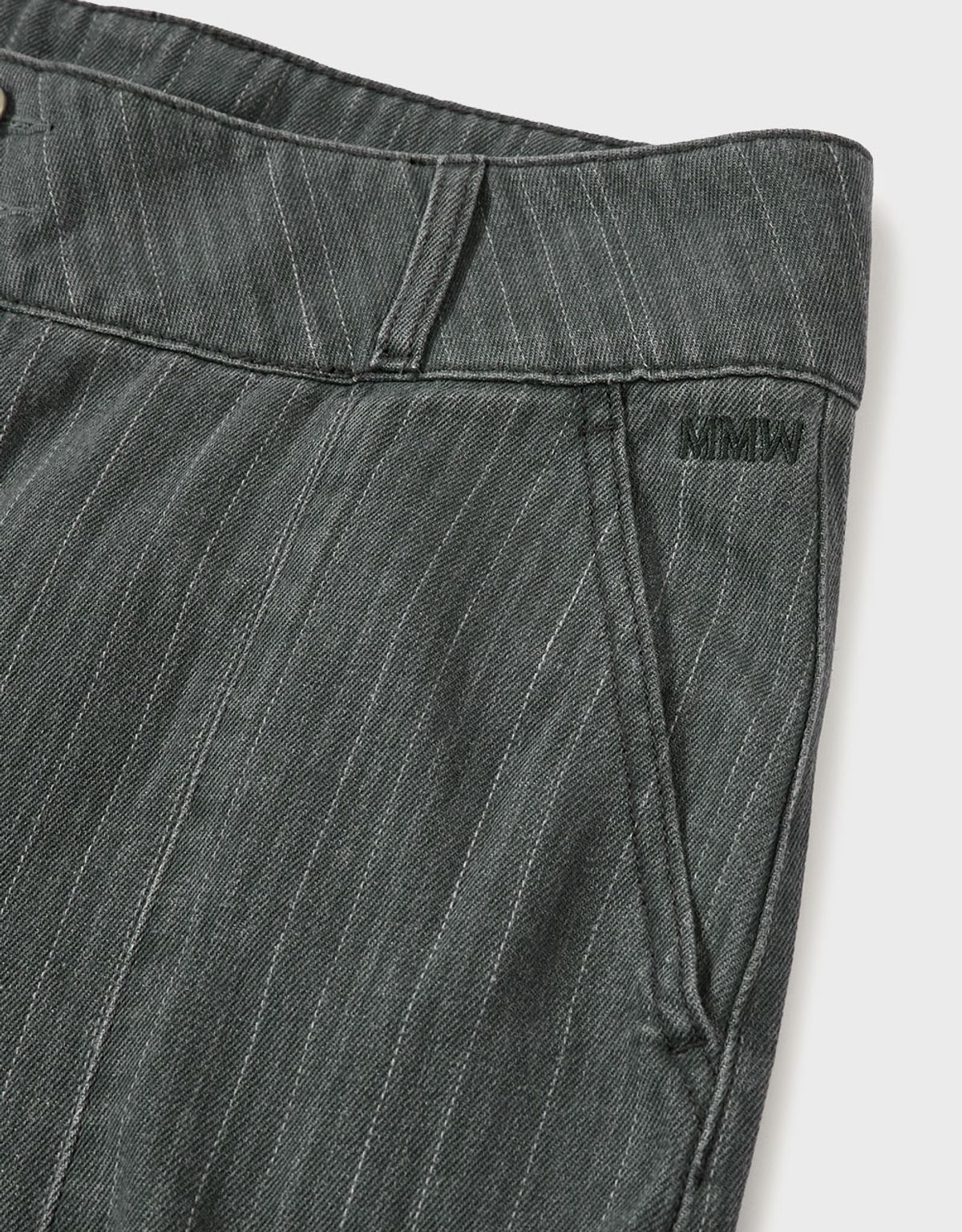 엠엠더블유(MMW) [MMW] POCKET WIDE HF PANTS (CHARCOAL)