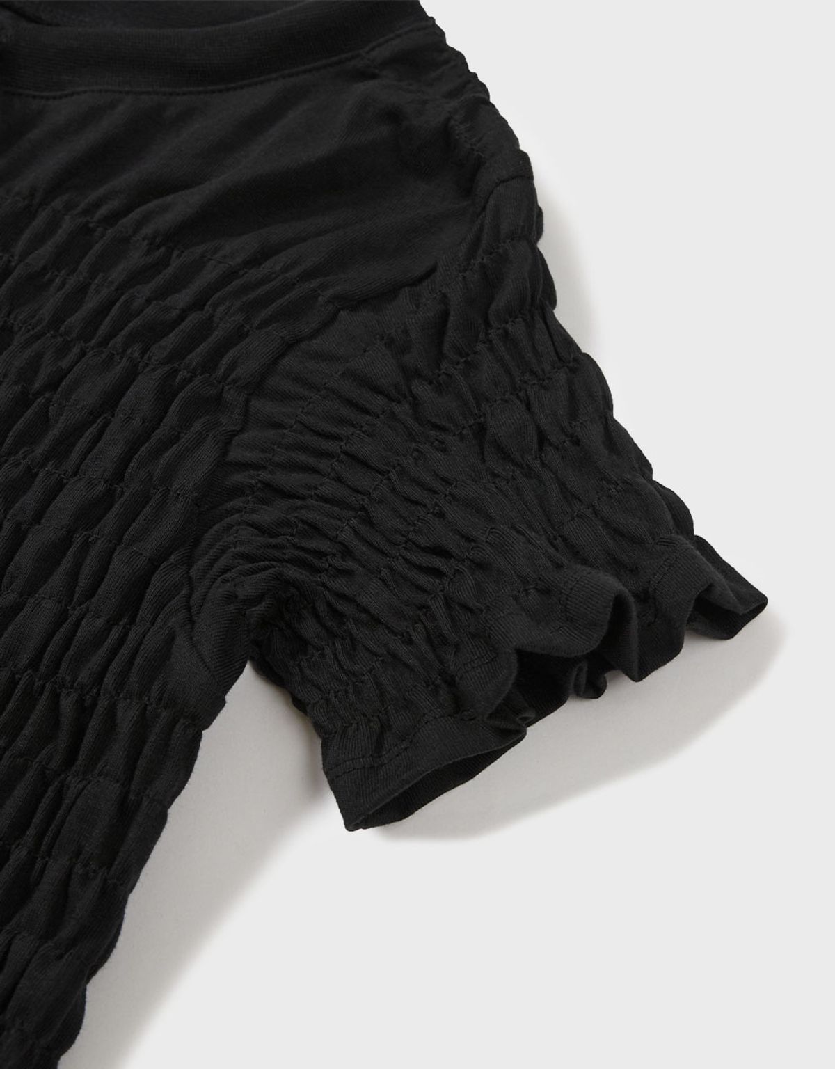엠엠더블유(MMW) [MMW] SMOCKING HF-T (EVERY BLACK)