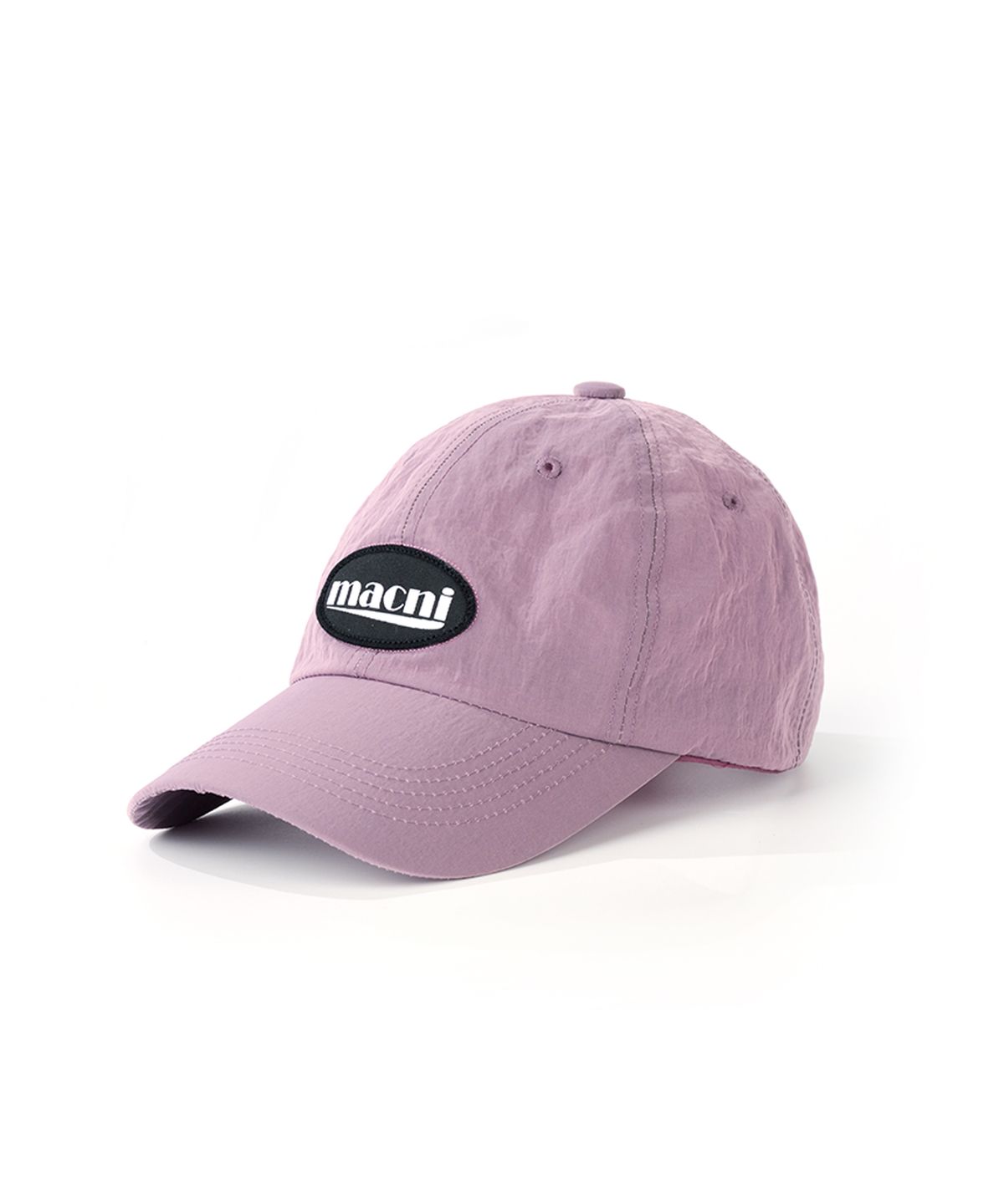 마크니(MACNI) LOGO PATCH NYLON DEEP CAP LAVENDER